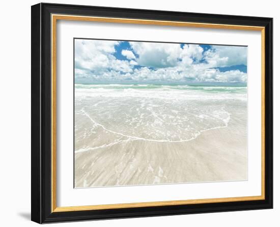 Sky, Surf, and Sand-Mary Lou Johnson-Framed Art Print