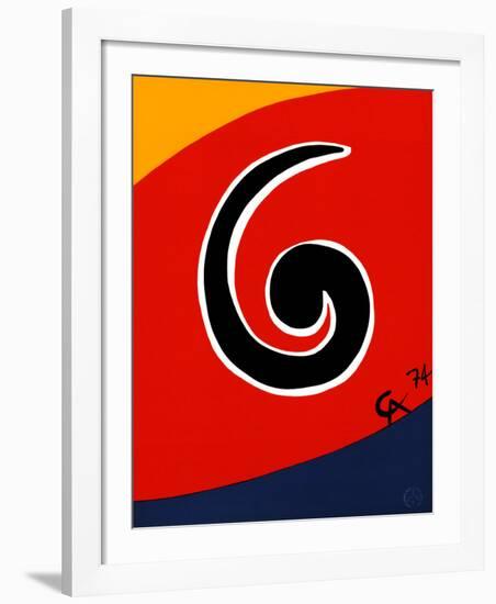 Sky Swirl-Alexander Calder-Framed Art Print