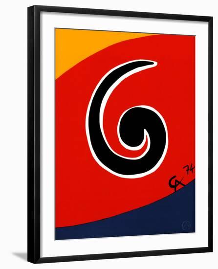 Sky Swirl-Alexander Calder-Framed Art Print