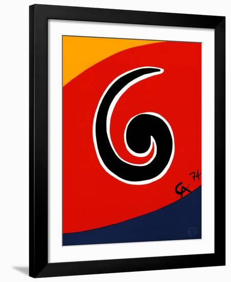 Sky Swirl-Alexander Calder-Framed Art Print