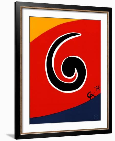 Sky Swirl-Alexander Calder-Framed Art Print