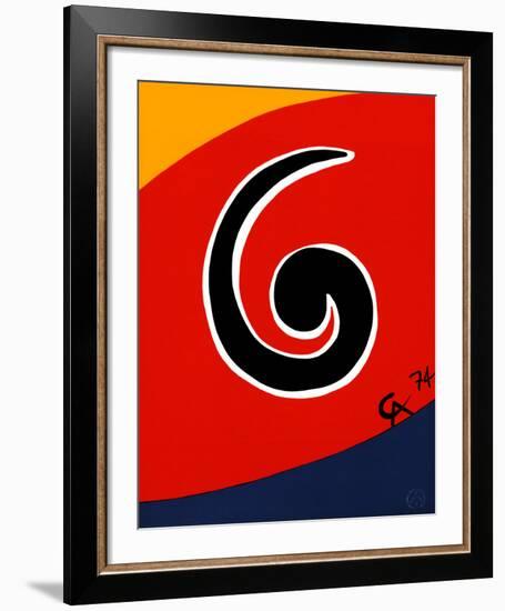 Sky Swirl-Alexander Calder-Framed Art Print