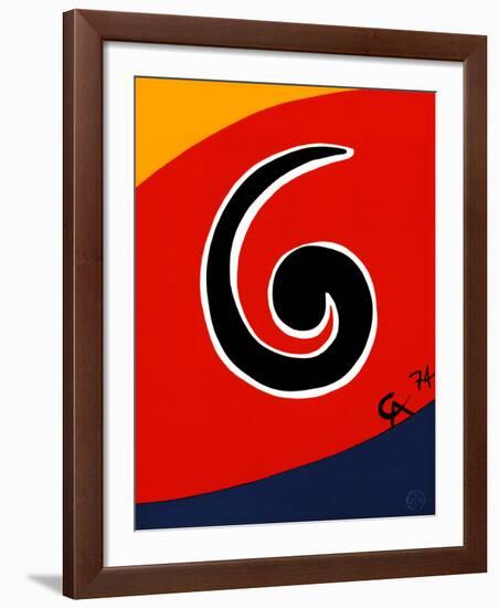 Sky Swirl-Alexander Calder-Framed Art Print