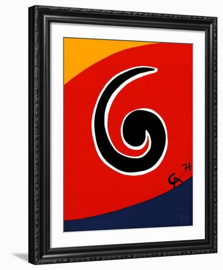 Sky Swirl-Alexander Calder-Framed Art Print