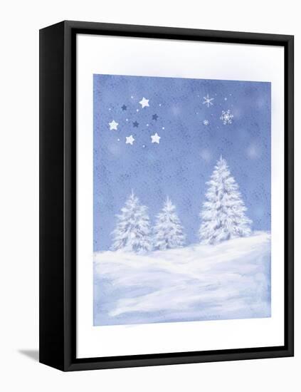 Sky, Tree, Stars-MAKIKO-Framed Premier Image Canvas