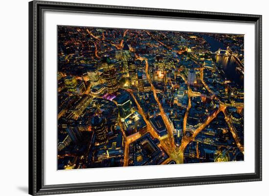 Sky View London I-Jason Hawkes-Framed Giclee Print