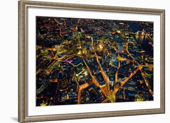 Sky View London I-Jason Hawkes-Framed Giclee Print