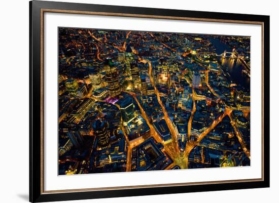Sky View London I-Jason Hawkes-Framed Giclee Print