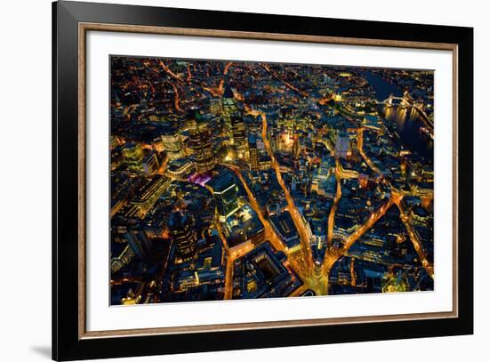 Sky View London I-Jason Hawkes-Framed Giclee Print