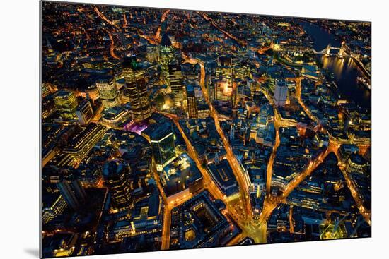Sky View London I-Jason Hawkes-Mounted Giclee Print