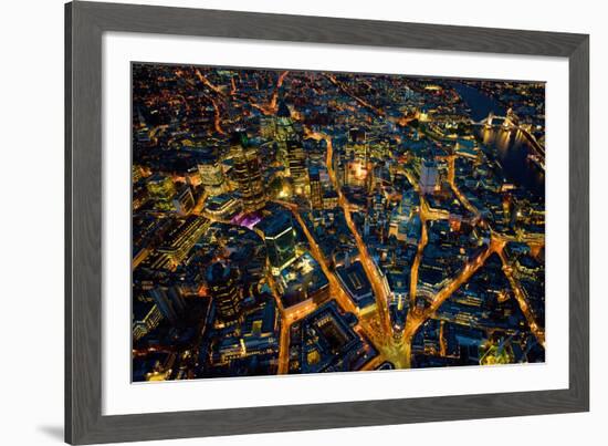 Sky View London I-Jason Hawkes-Framed Giclee Print