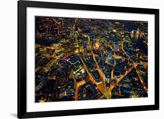 Sky View London I-Jason Hawkes-Framed Giclee Print