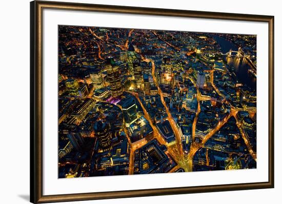 Sky View London I-Jason Hawkes-Framed Giclee Print