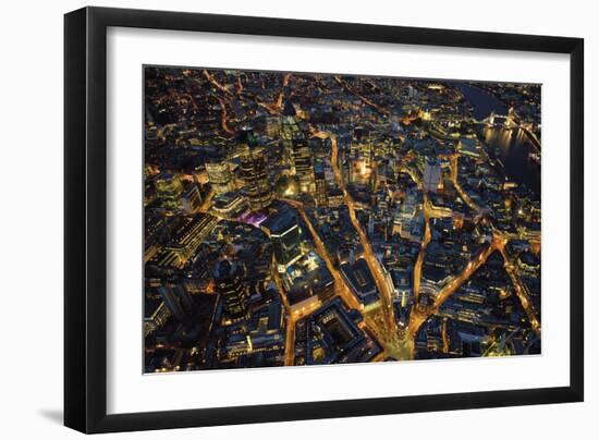 Sky View London I-Jason Hawkes-Framed Art Print