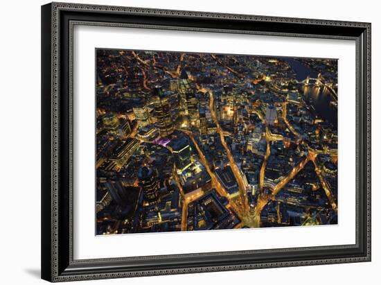 Sky View London I-Jason Hawkes-Framed Art Print