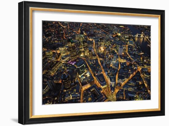 Sky View London I-Jason Hawkes-Framed Art Print