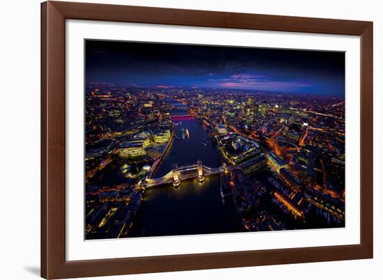 Sky View London II-Jason Hawkes-Framed Giclee Print