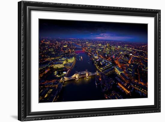 Sky View London II-Jason Hawkes-Framed Giclee Print