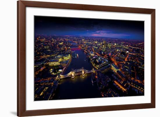 Sky View London II-Jason Hawkes-Framed Giclee Print