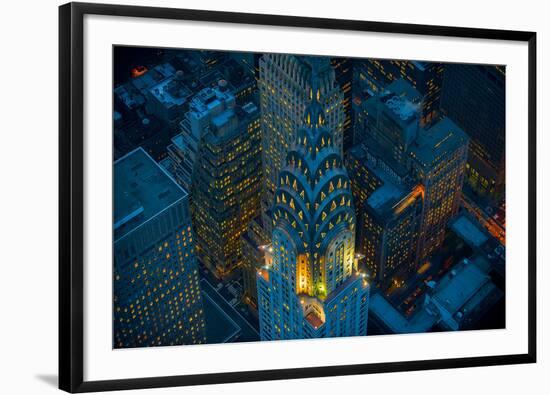 Sky View New York I-Jason Hawkes-Framed Giclee Print