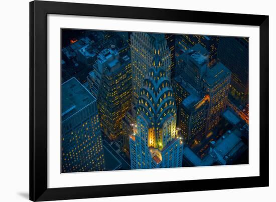 Sky View New York I-Jason Hawkes-Framed Giclee Print