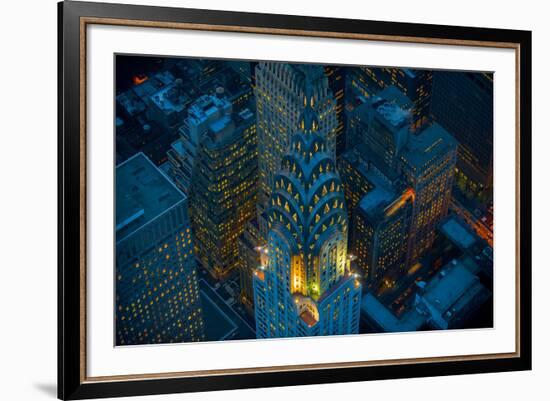 Sky View New York I-Jason Hawkes-Framed Giclee Print