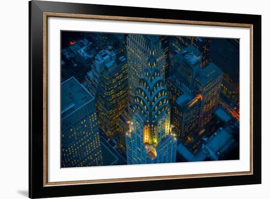 Sky View New York I-Jason Hawkes-Framed Giclee Print