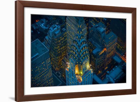 Sky View New York I-Jason Hawkes-Framed Giclee Print