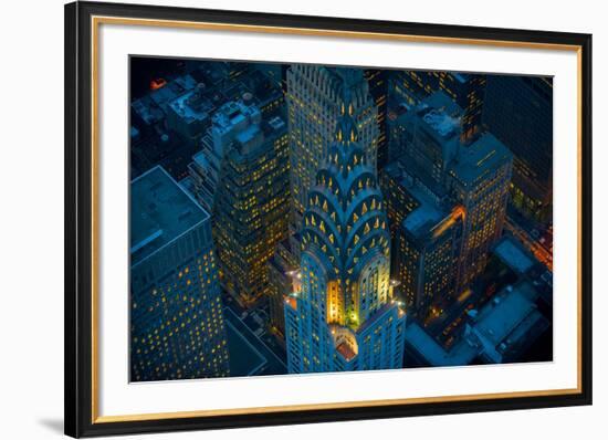 Sky View New York I-Jason Hawkes-Framed Giclee Print