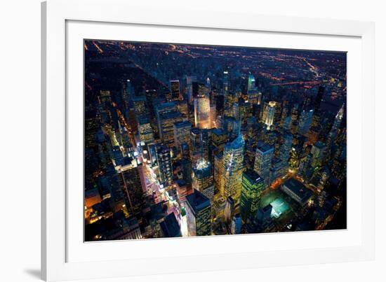 Sky View New York IV-Jason Hawkes-Framed Giclee Print
