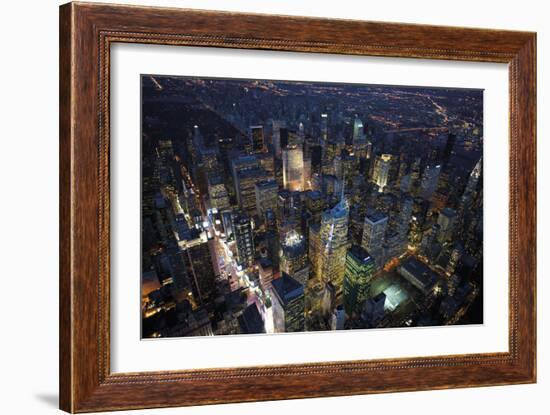 Sky View New York IV-Jason Hawkes-Framed Art Print