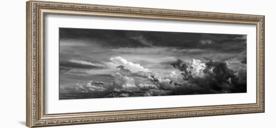 Sky with stormy clouds, Baden Wurttemberg, Germany-Panoramic Images-Framed Photographic Print