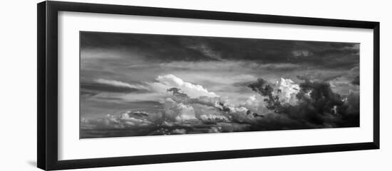 Sky with stormy clouds, Baden Wurttemberg, Germany-Panoramic Images-Framed Photographic Print