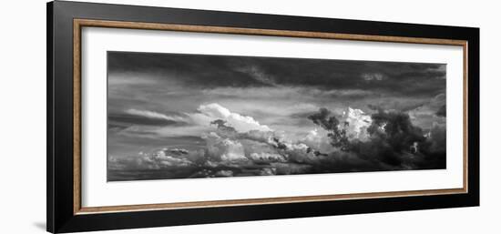 Sky with stormy clouds, Baden Wurttemberg, Germany-Panoramic Images-Framed Photographic Print