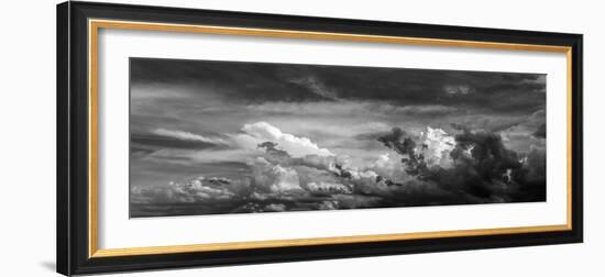 Sky with stormy clouds, Baden Wurttemberg, Germany-Panoramic Images-Framed Photographic Print