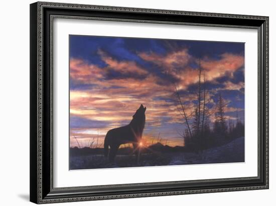 Sky Wolf-Bill Makinson-Framed Giclee Print