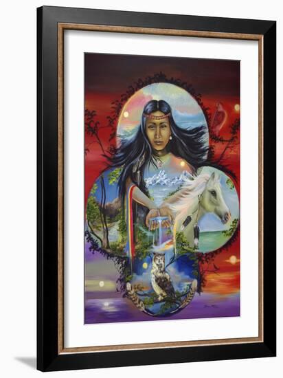 Sky Woman-Sue Clyne-Framed Giclee Print