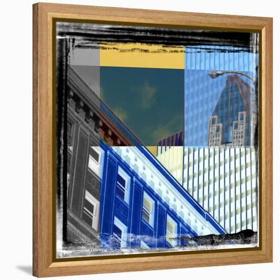 Skycrapers Frame-Jean-François Dupuis-Framed Stretched Canvas