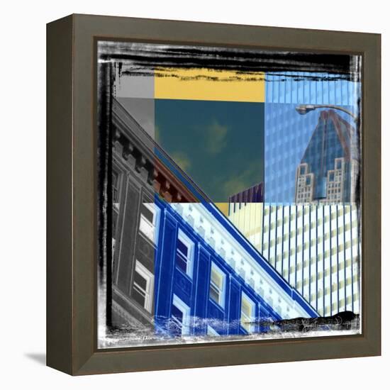 Skycrapers Frame-Jean-François Dupuis-Framed Stretched Canvas