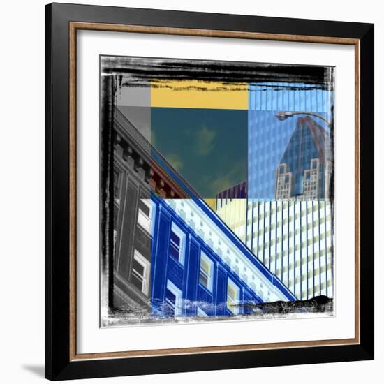 Skycrapers Frame-Jean-François Dupuis-Framed Premium Giclee Print