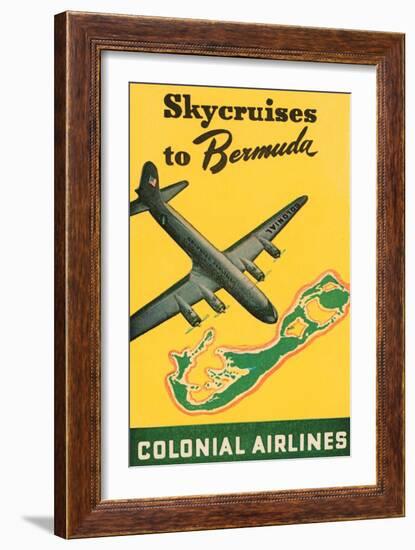 Skycruises To Bermuda-null-Framed Art Print