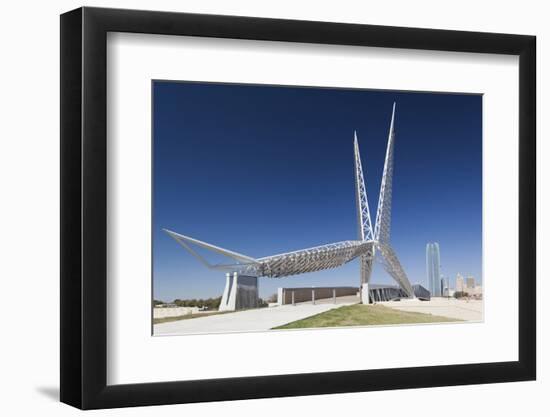 Skydance Footbridge over Highway I-40, Oklahoma City, Oklahoma, USA-Walter Bibikow-Framed Photographic Print