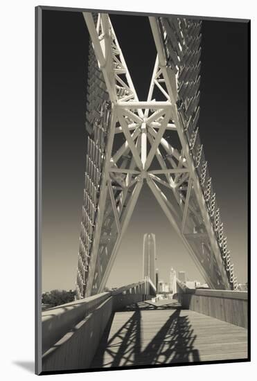 Skydance Footbridge over Highway I-40, Oklahoma City, Oklahoma, USA-Walter Bibikow-Mounted Photographic Print