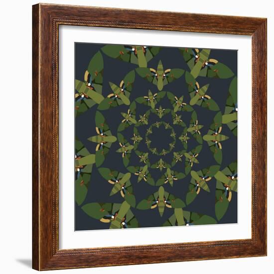 Skydiving Moths-Belen Mena-Framed Giclee Print