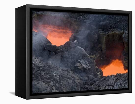 Skylight, Kilauea Volcano, Island of Hawaii (Big Island'-Ethel Davies-Framed Premier Image Canvas