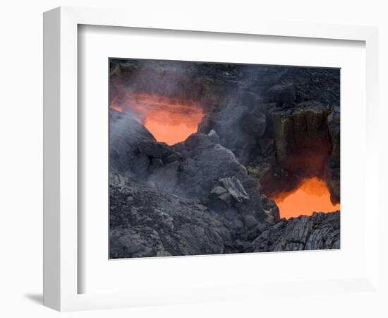 Skylight, Kilauea Volcano, Island of Hawaii (Big Island'-Ethel Davies-Framed Photographic Print