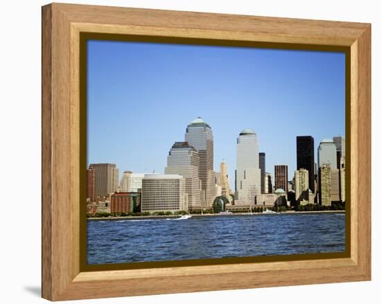 Skyline Across Hudson River-Alan Schein-Framed Premier Image Canvas