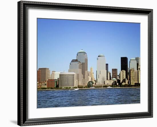 Skyline Across Hudson River-Alan Schein-Framed Photographic Print