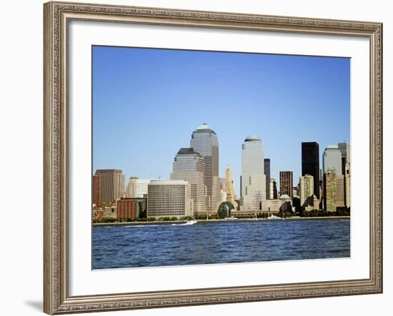 Skyline Across Hudson River-Alan Schein-Framed Photographic Print