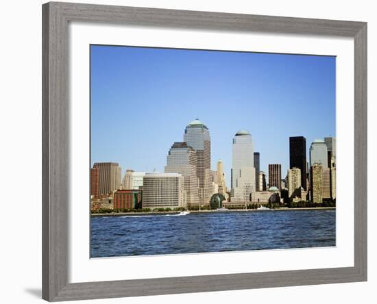 Skyline Across Hudson River-Alan Schein-Framed Photographic Print